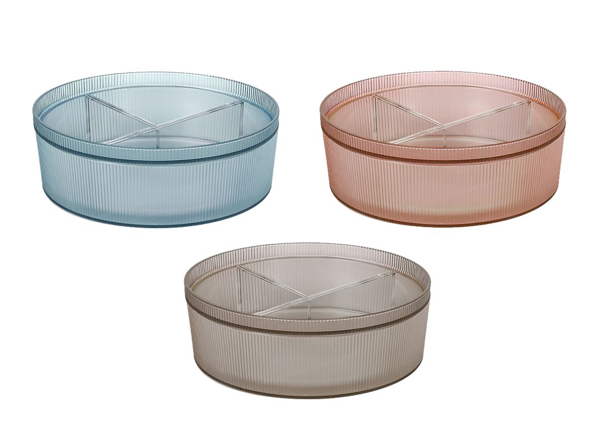 10.5" Round Gatsby™ Bento Box Set - Three Compartment