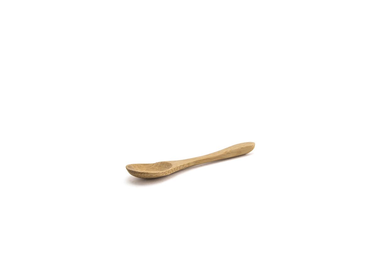 3.5" Bamboo Condiment Spoon - Natural