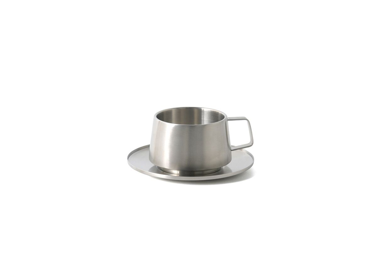 11oz Stainless Bevel™ Mug - Silver