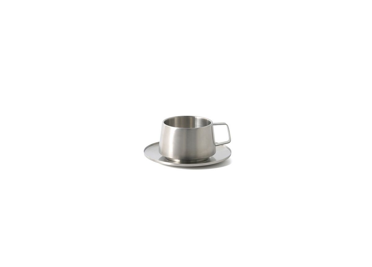 3 oz Brushed Stainless Bevel™ Cup - Silver