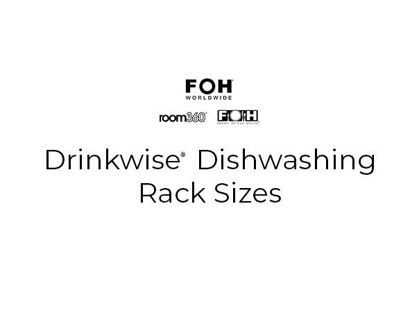 Drinkwise Dishwashing Rack Sizes