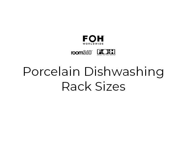 Porcelain Dishwashing Rack Sizes