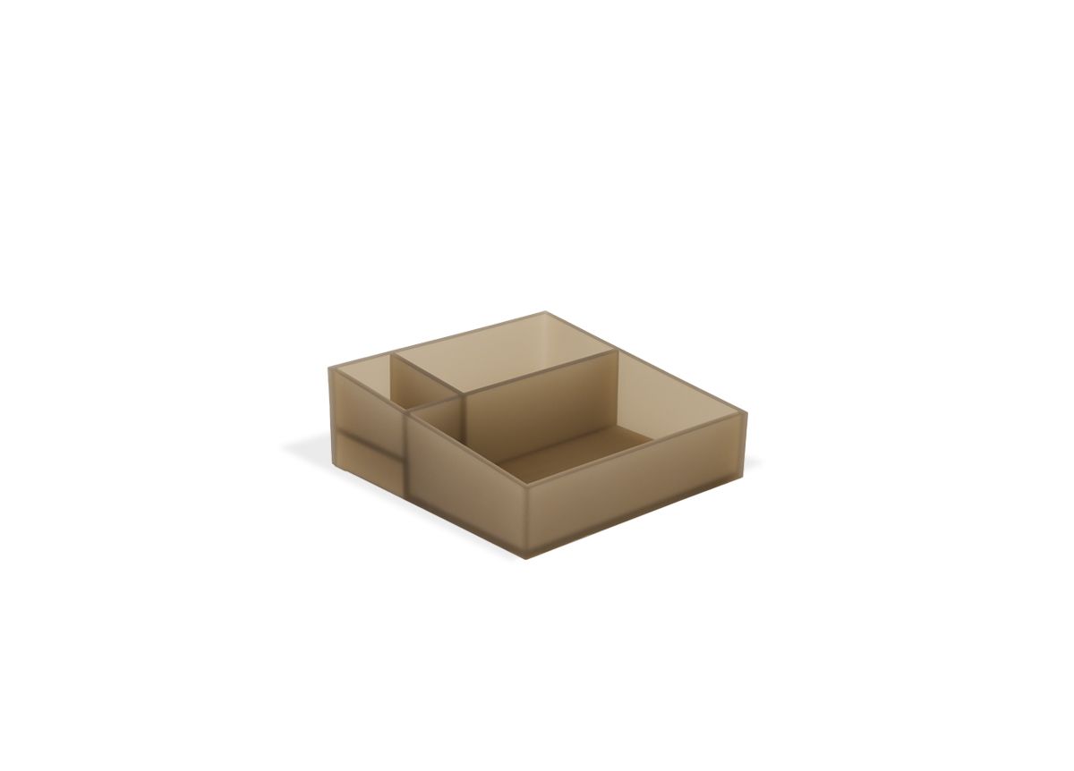 8.25" Square Nassau Accessory Holder - Nutmeg