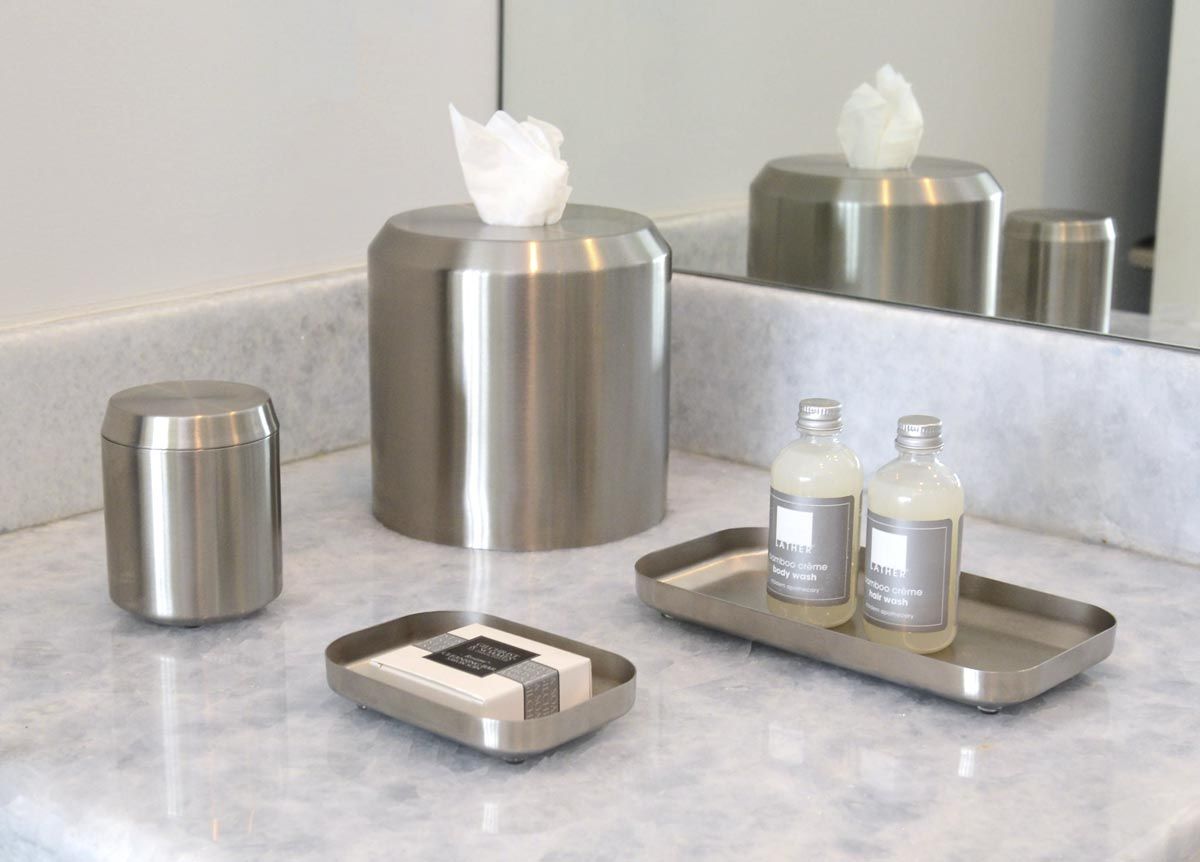 Geneva Jar with Lid - Silver