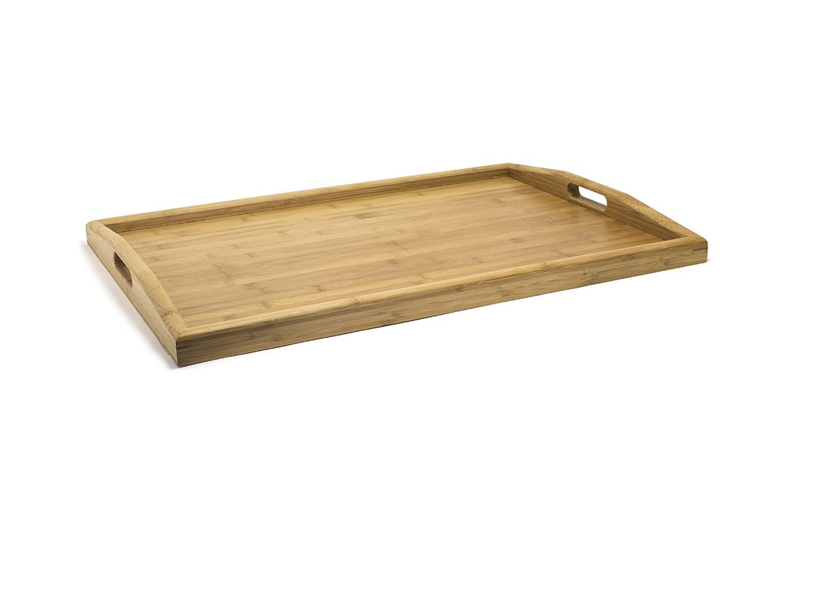 26" x 18" Bali Curved Handled Room Service Tray