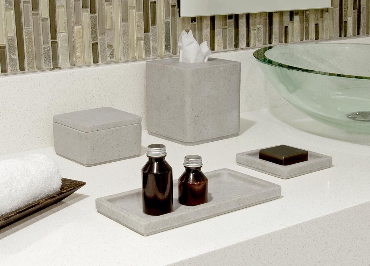 9" x 4.25" Seattle Tray - Cement Grey