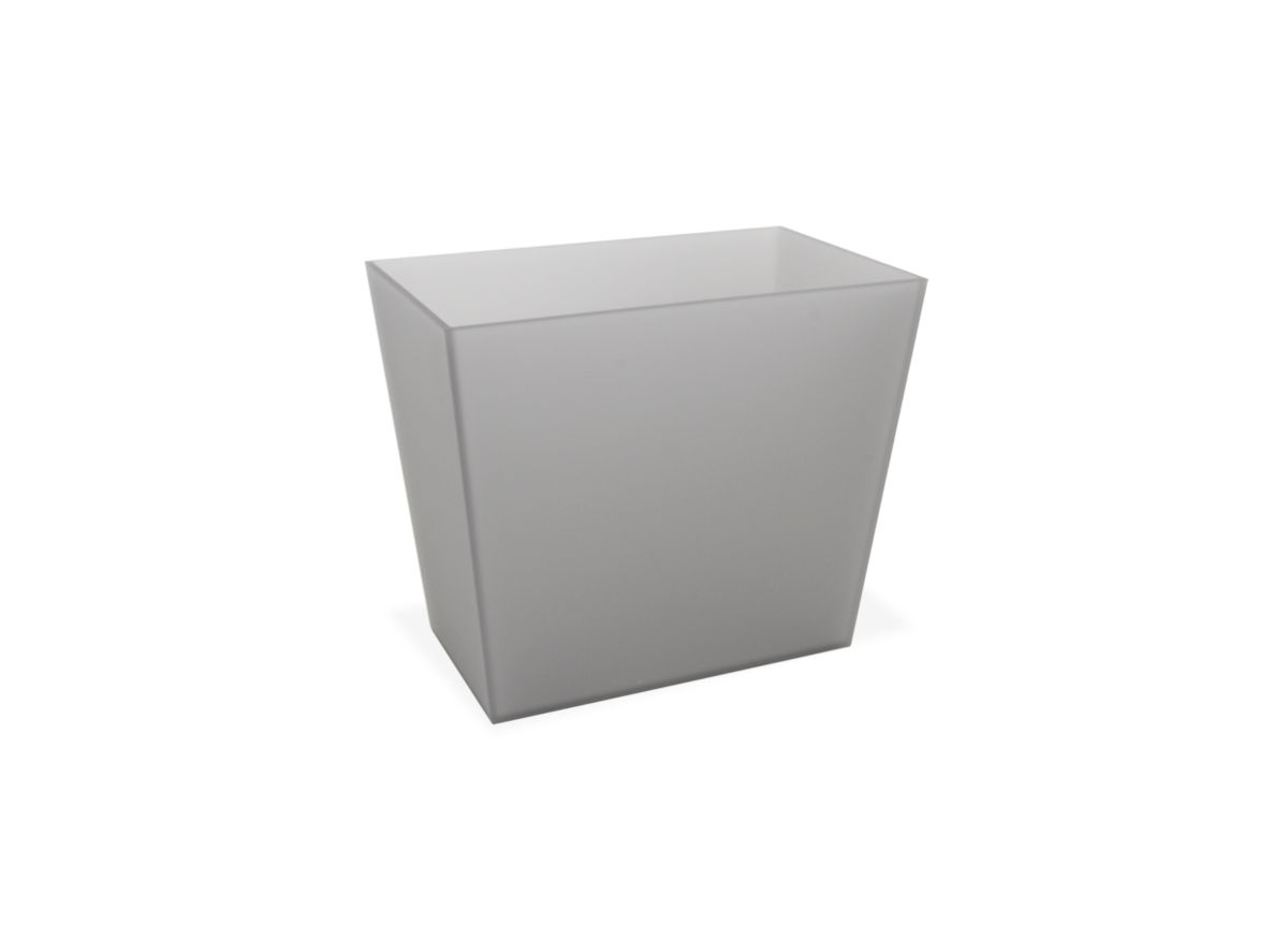 17 qt Nassau Recycle Bin - Smoke