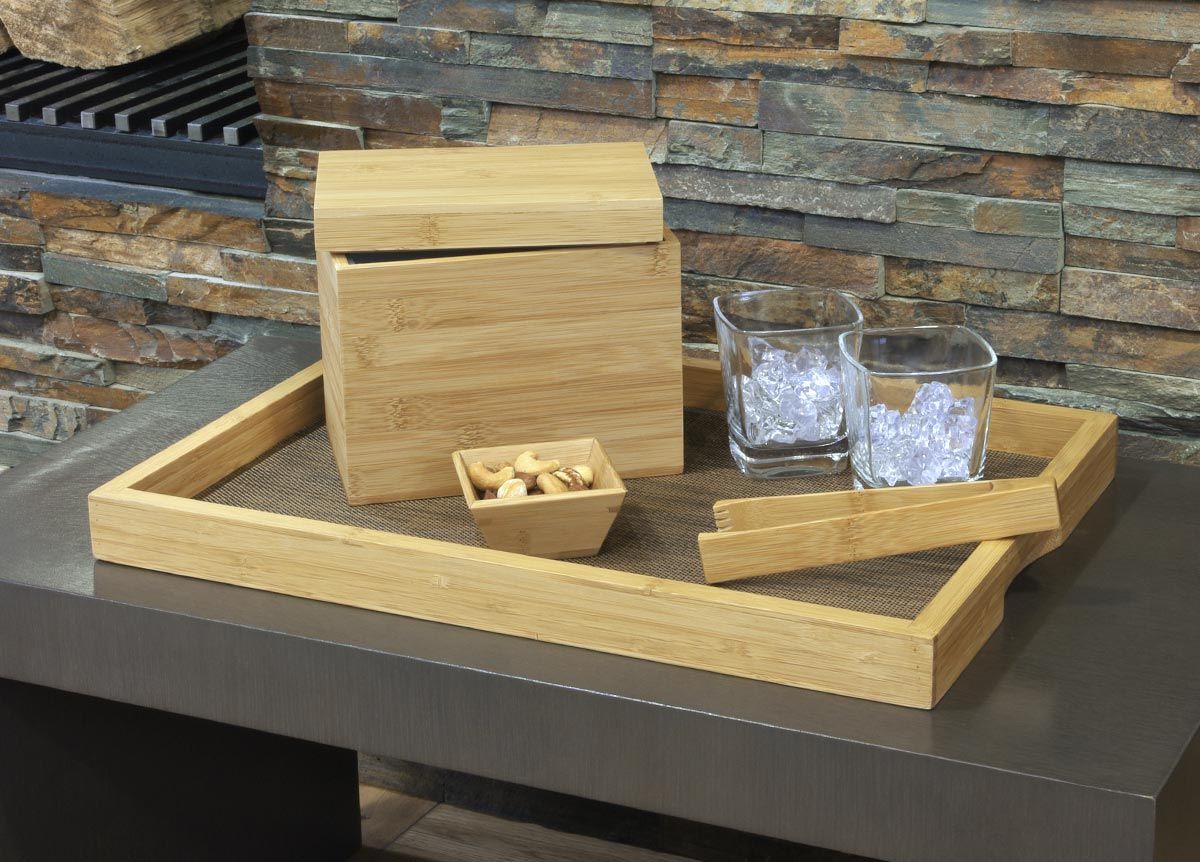 2 qt Rectangle Bali Ice Bucket