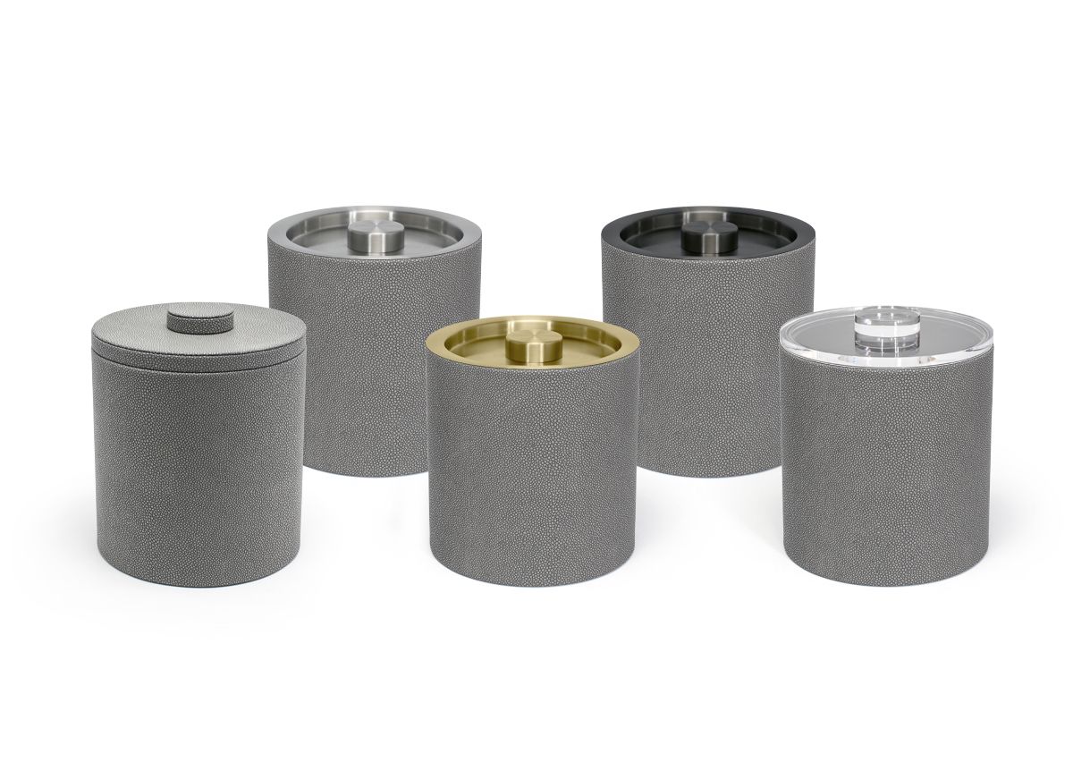 3.5 qt Round Belize Ice Bucket - Smoke