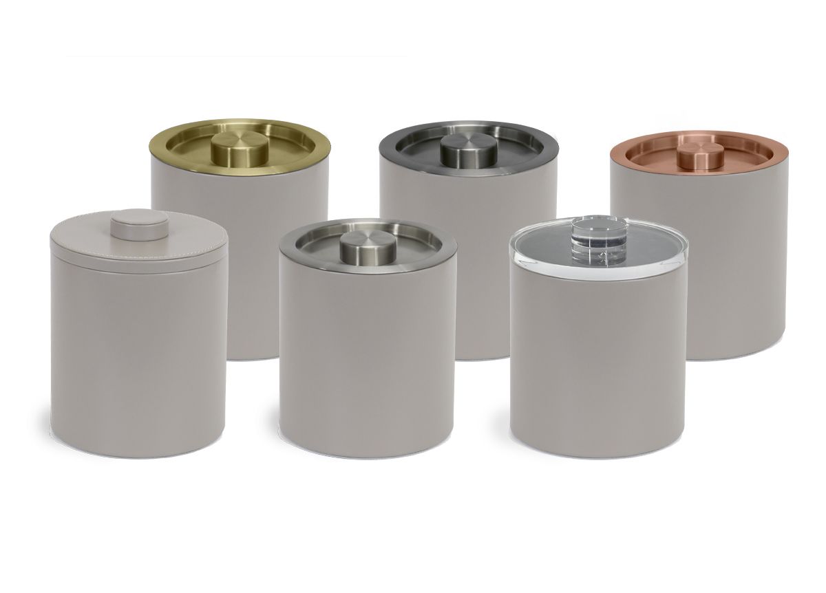 3.5 qt Round London Ice Bucket - Stone