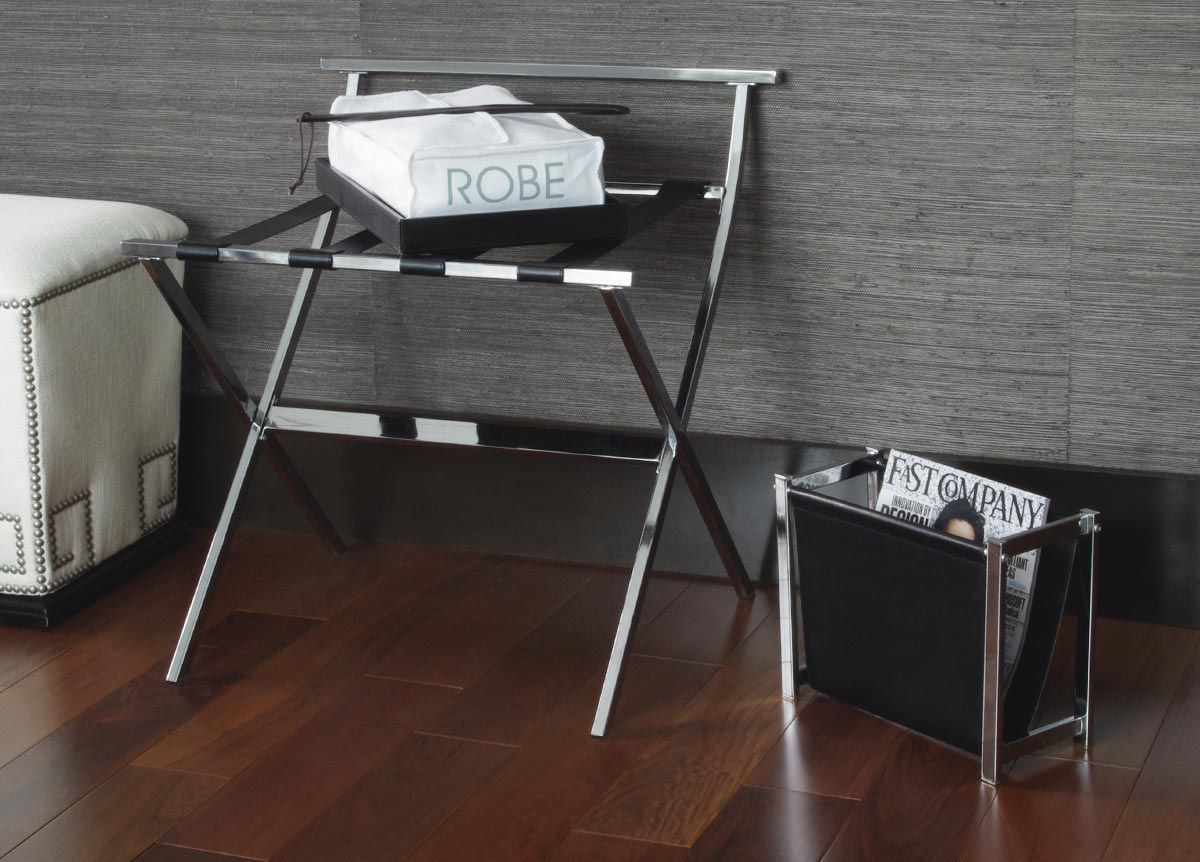 London Luggage Rack with Back