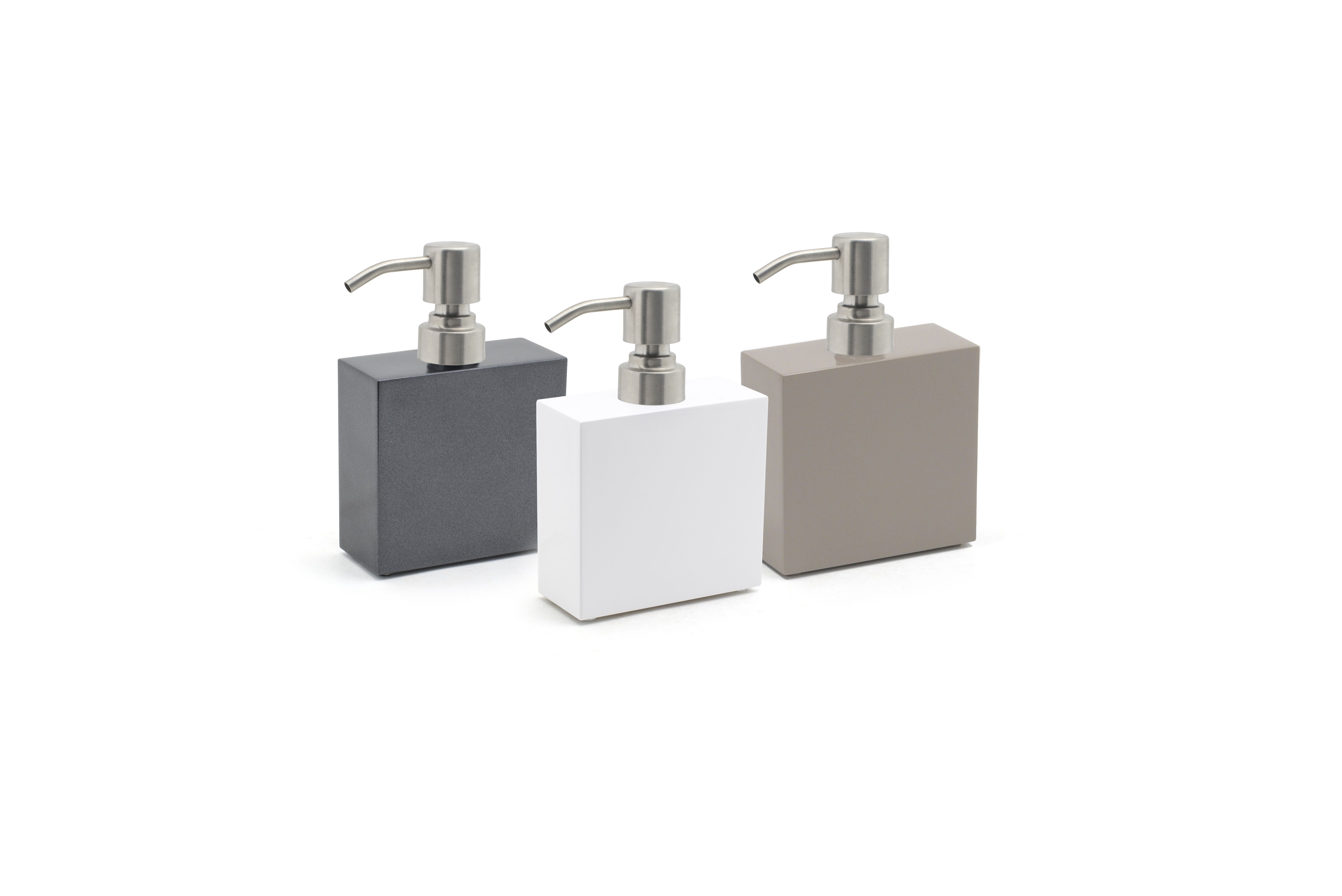 11 oz New York Soap Pump - with Brushed Stainless Steel Top