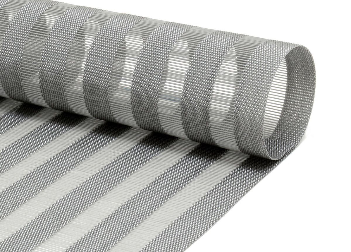 Alfombra náutica Metroweave® de 40,6 cm x 30,5 cm - Plata