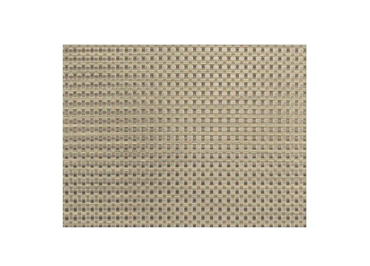 16" x 12" Metroweave® Large Basketweave Mat - Tan